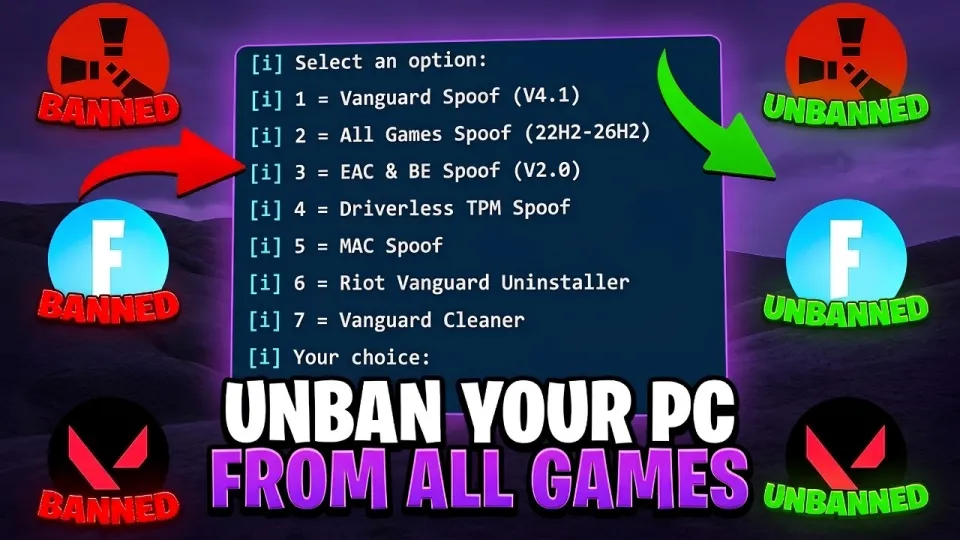 How to Use an HWID Spoofer to Get Unbanned From Every Game Permanently
